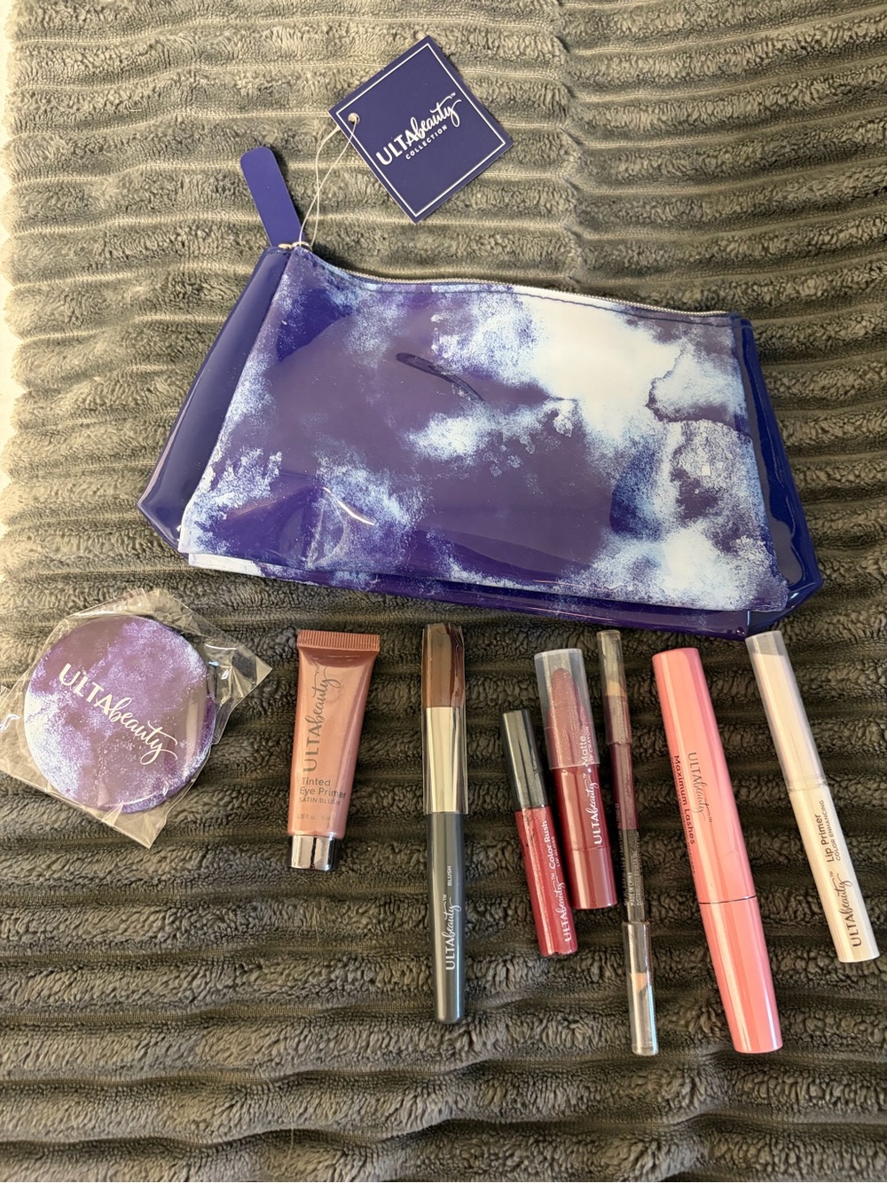 New Ulta Beauty Cosmetic Bag with Makeup Set